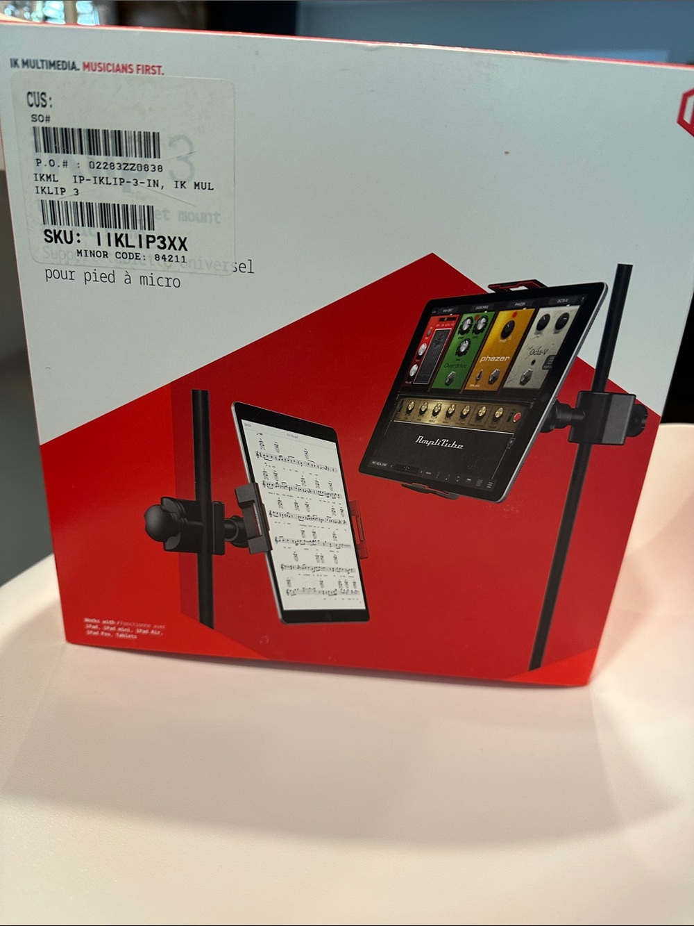 iKlip 3 Tablet & Phone Stand - Black